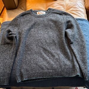 Men's Mollusk Cambridge sweater charcoal